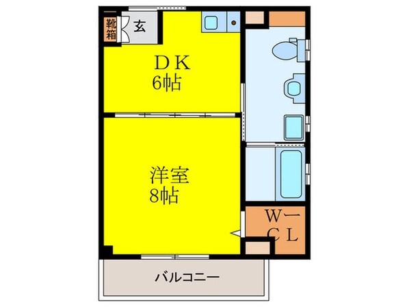 桜レジデンス宿院の物件間取画像